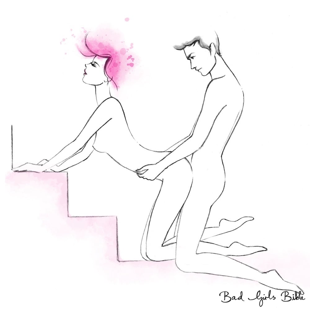 Sex position: Stairway-To-Heaven-Sex-Position-Illustration